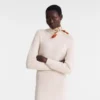 Ecru – Langes Strickkleid Ecru – Langes Strickkleid