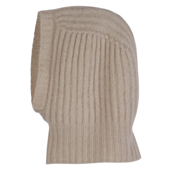 Ecru – Strick-Balaclava