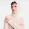 Ecru – Strick-Balaclava