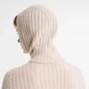 Ecru – Strick-Balaclava