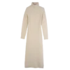 Elfenbein – Langes Strickkleid Elfenbein – Langes Strickkleid