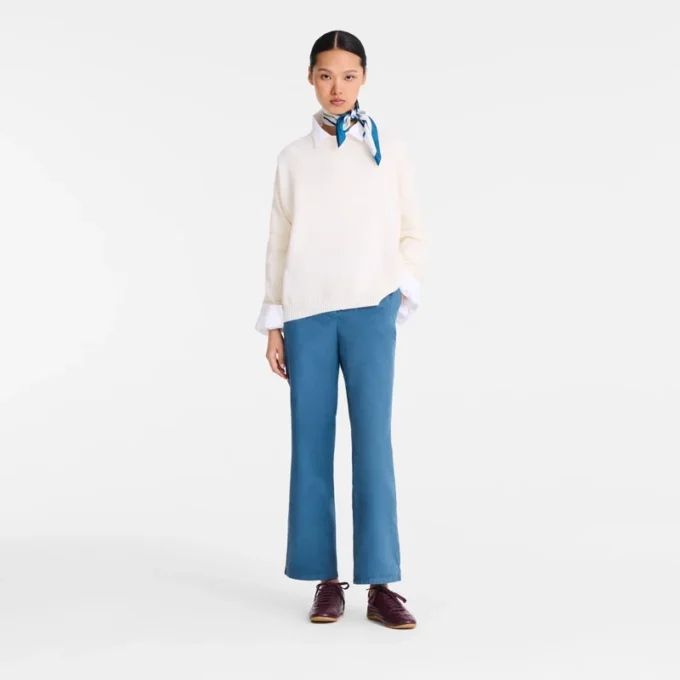 Elfenbein – Strickpullover