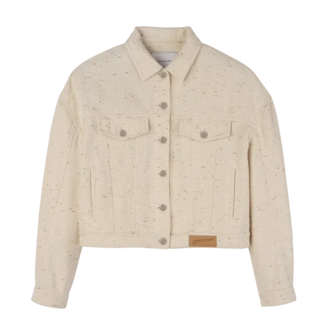 Elfenbein – Tweedjacke Elfenbein – Tweedjacke