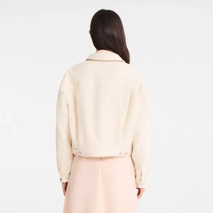 Elfenbein – Tweedjacke Elfenbein – Tweedjacke