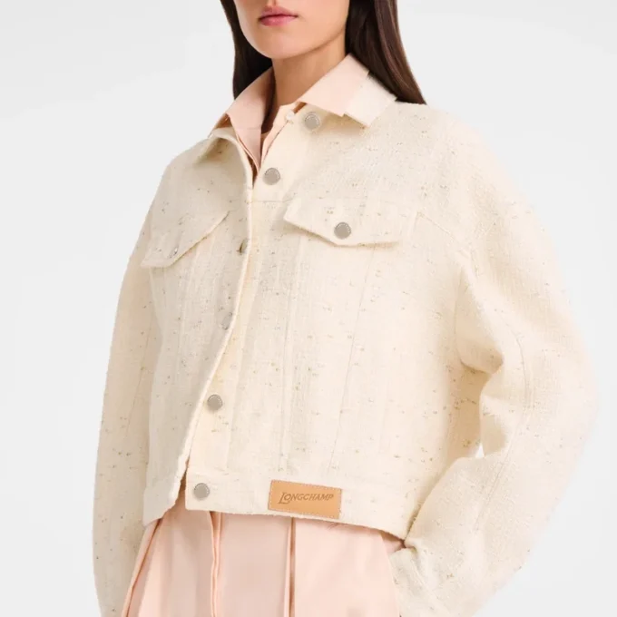 Elfenbein – Tweedjacke Elfenbein – Tweedjacke