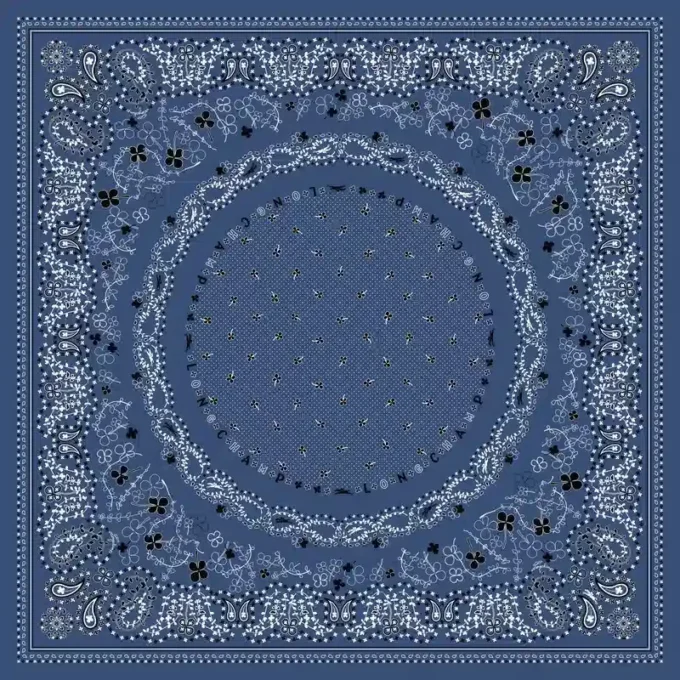 Französische Bandana-Stola Französische Bandana-Stola