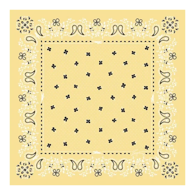 Französischer Bandana-Seidenschal 50 Französischer Bandana-Seidenschal 50