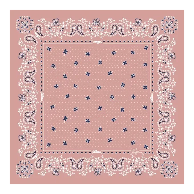 Französischer Bandana-Seidenschal 50 Französischer Bandana-Seidenschal 50