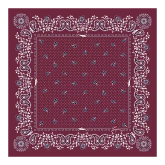 Französischer Bandana-Seidenschal 50