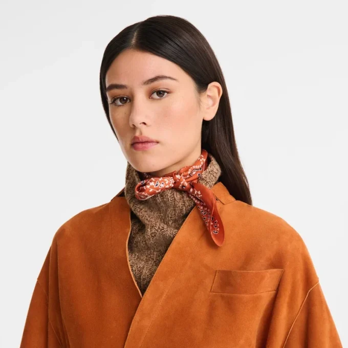 Französischer Bandana-Seidenschal 50 Französischer Bandana-Seidenschal 50