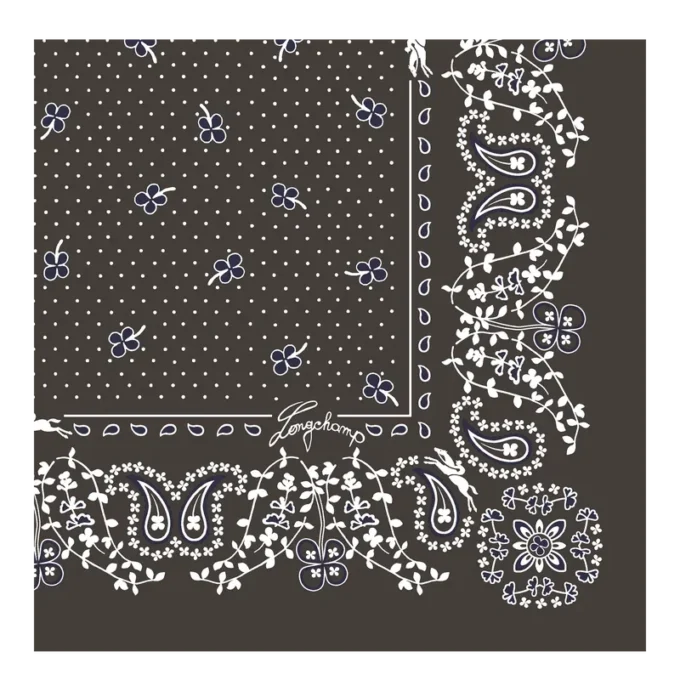 Französischer Bandana-Seidenschal 50 Französischer Bandana-Seidenschal 50