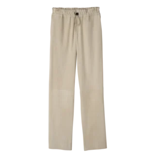 Gerade geschnittene Lederhose