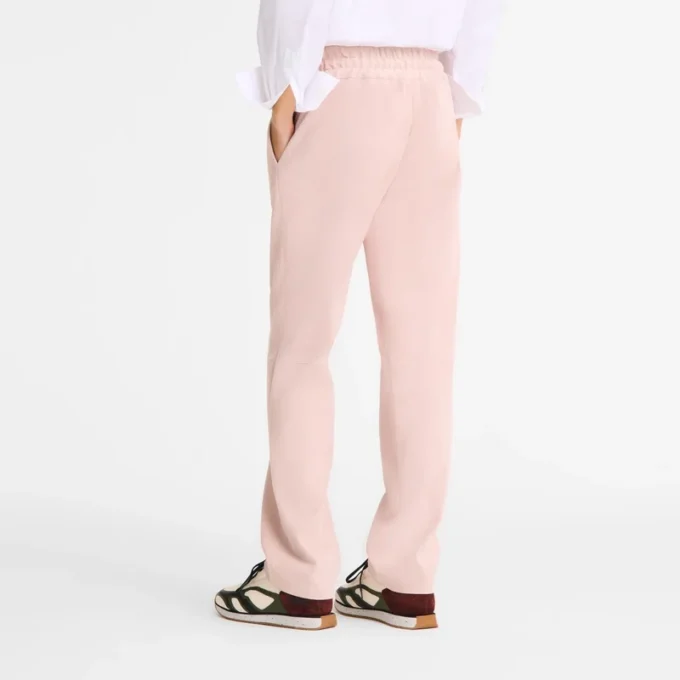 Gerade geschnittene Lederhose