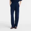 Gerade geschnittene Lederhose