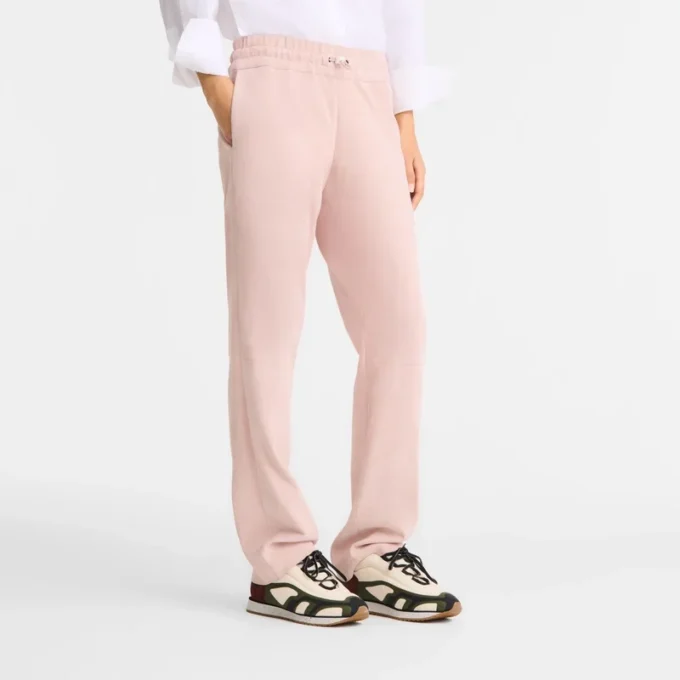 Gerade geschnittene Lederhose