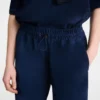 Gerade geschnittene Lederhose