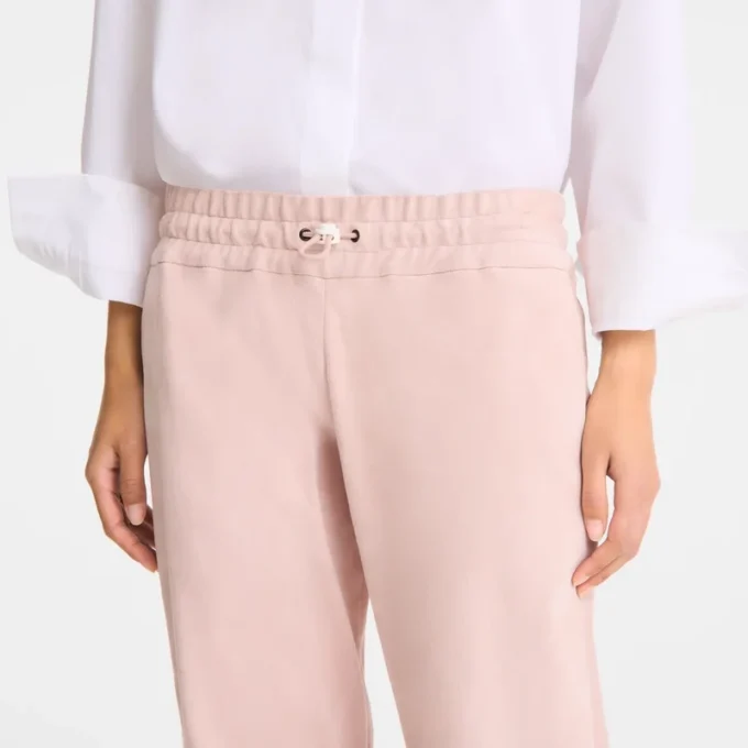 Gerade geschnittene Lederhose