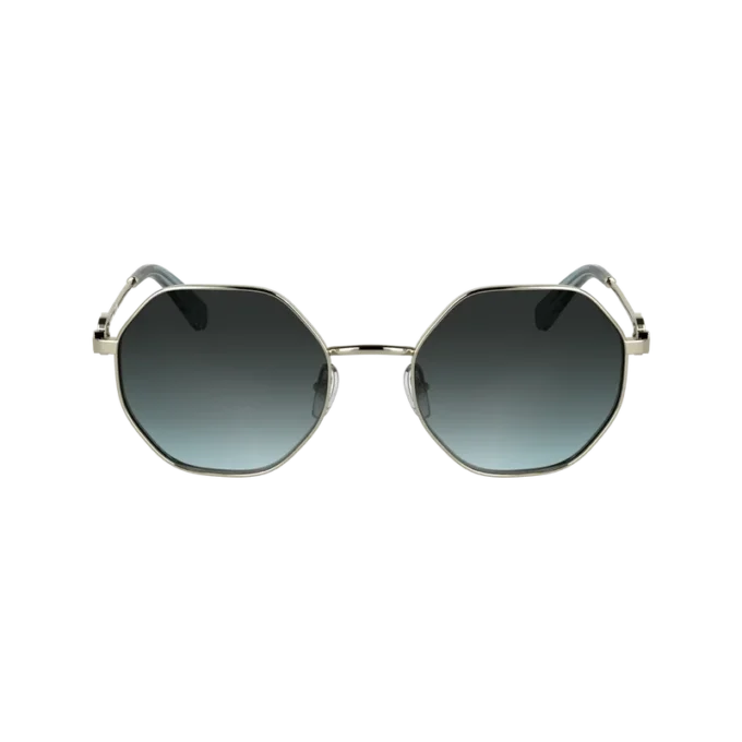 Gold/Blau – Sonnenbrille aus Metall Gold/Blau – Sonnenbrille aus Metall