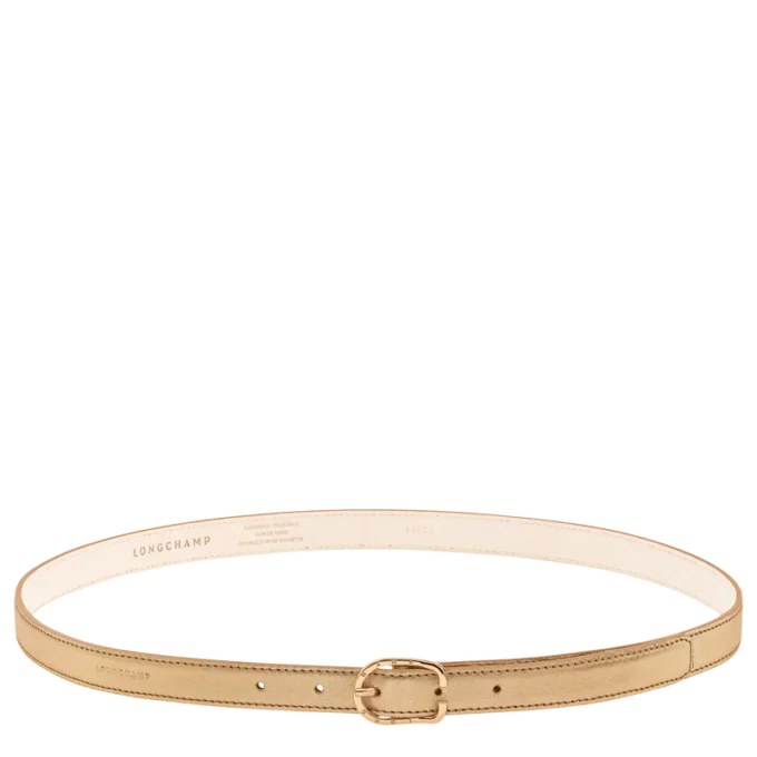 Gold – Leder Damen-Gürtel