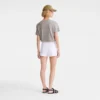 Weiß – Gabardine-Shorts Weiß – Gabardine-Shorts