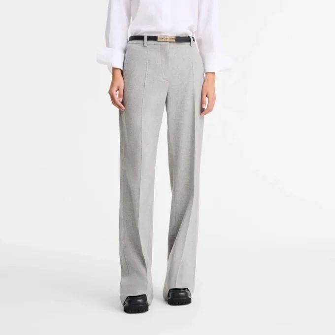 Grau – Flanellhose