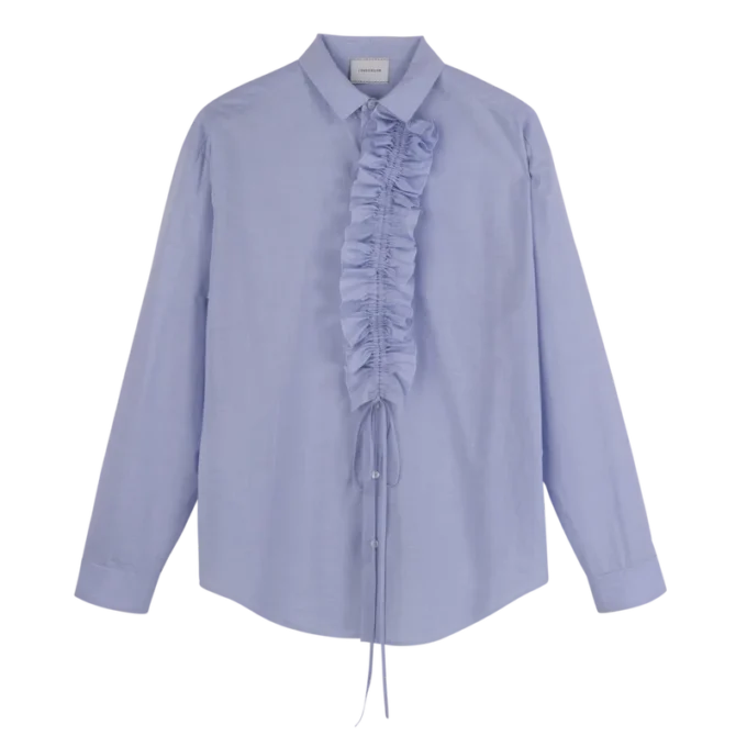 Himmelblau – Chambray-Hemd Himmelblau – Chambray-Hemd