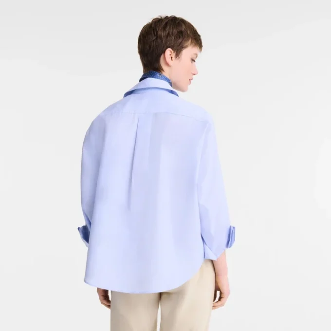 Himmelblau – Chambray-Hemd Himmelblau – Chambray-Hemd