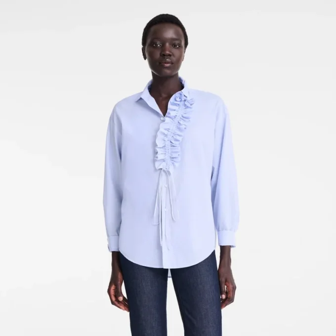 Himmelblau – Chambray-Hemd Himmelblau – Chambray-Hemd