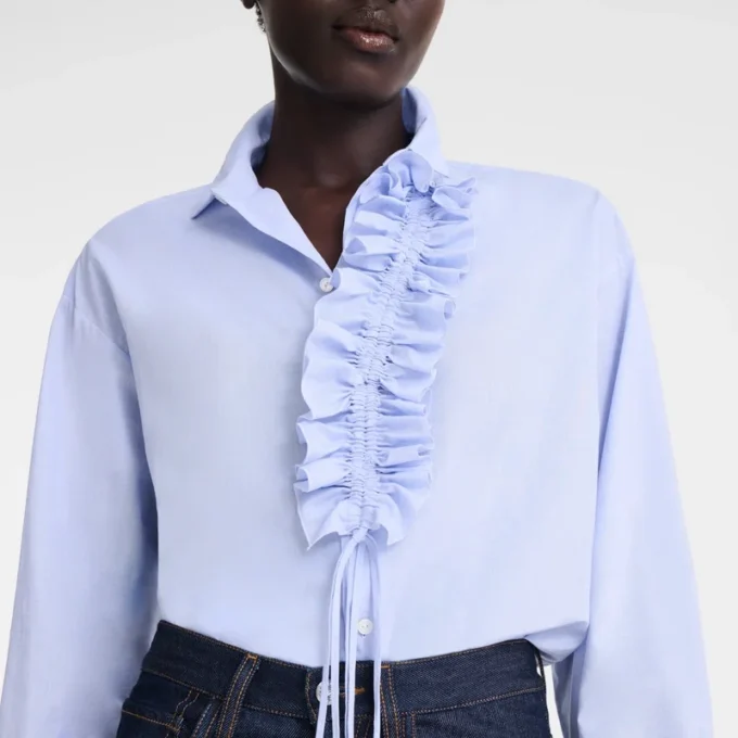 Himmelblau – Chambray-Hemd Himmelblau – Chambray-Hemd
