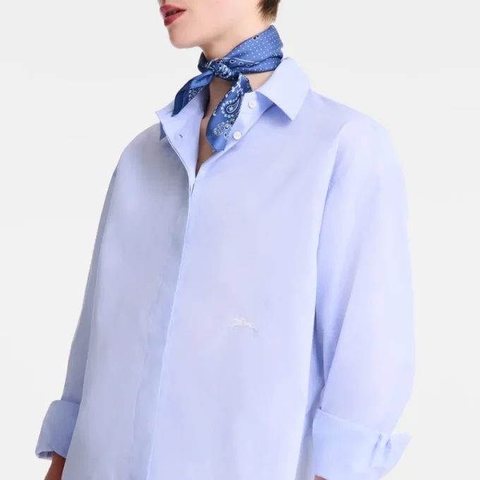 Himmelblau – Chambray-Hemd Himmelblau – Chambray-Hemd