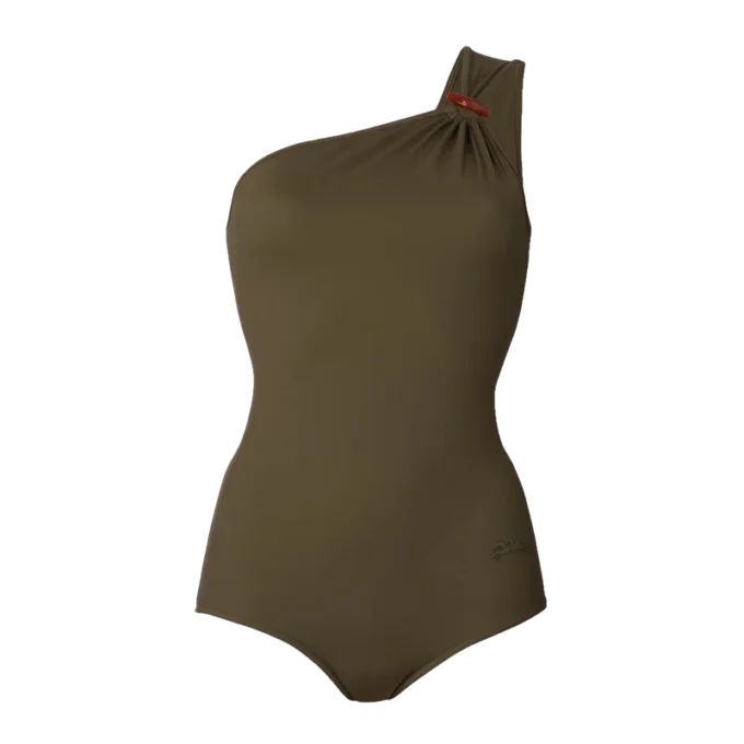 Khaki – Jersey-Badeanzug Khaki – Jersey-Badeanzug