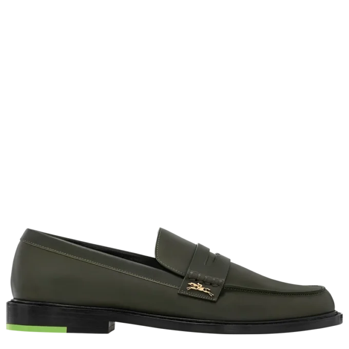 Khaki – Leder Au Sultan Loafer