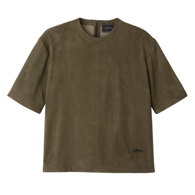 Khaki – Leder Kurzes Lederoberteil Khaki – Leder Kurzes Lederoberteil