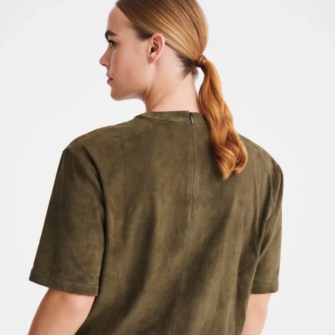 Khaki – Leder Kurzes Lederoberteil Khaki – Leder Kurzes Lederoberteil