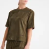 Khaki – Leder Kurzes Lederoberteil Khaki – Leder Kurzes Lederoberteil