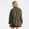 Khaki – Leder-Safarijacke Khaki – Leder-Safarijacke