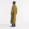 Khaki – Popeline-Kleid Khaki – Popeline-Kleid