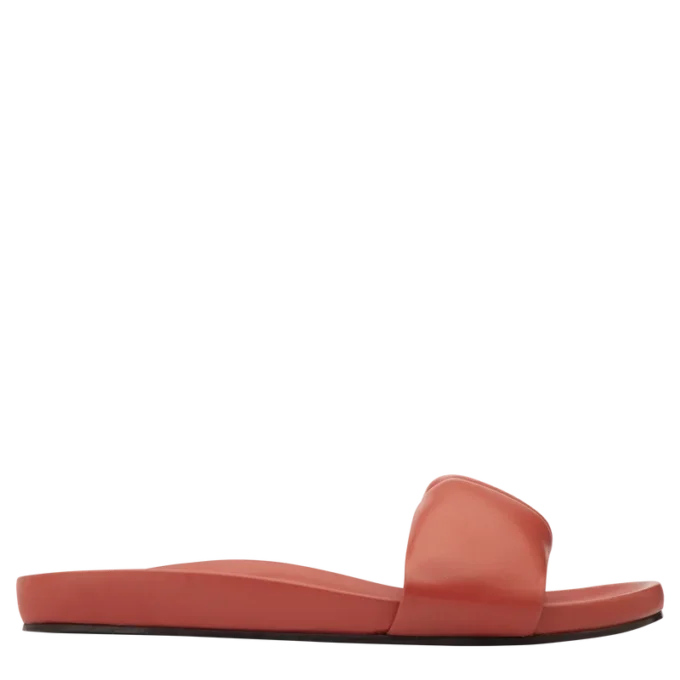 Koralle – Leder-Pantoletten Roseau Koralle – Leder-Pantoletten Roseau