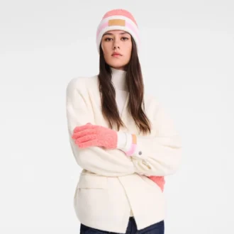Koralle/Rosa – Strickhandschuhe