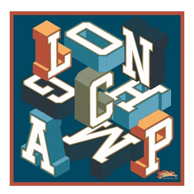 Longchamp University Seidenschal 70