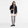 Marineblau – Flanelljacke