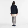 Marineblau – Flanelljacke