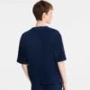 Marineblau – Kurzes Lederoberteil Marineblau – Kurzes Lederoberteil