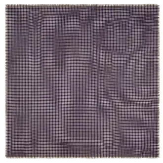 Marineblau – Portobello-Schal aus Wolle