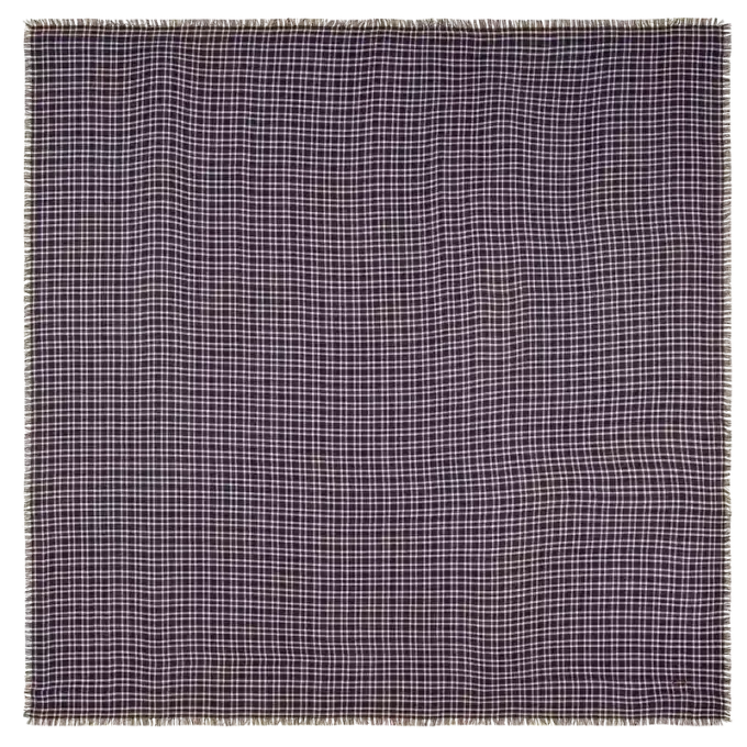 Marineblau – Portobello-Schal aus Wolle