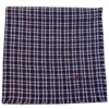 Marineblau – Portobello-Schal aus Wolle