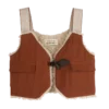 Marmelade – Baumwollcardigan mit Kunstfellfutter Marmelade – Baumwollcardigan mit Kunstfellfutter