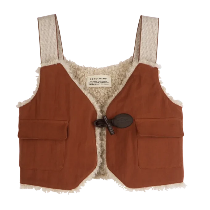 Marmelade – Baumwollcardigan mit Kunstfellfutter Marmelade – Baumwollcardigan mit Kunstfellfutter
