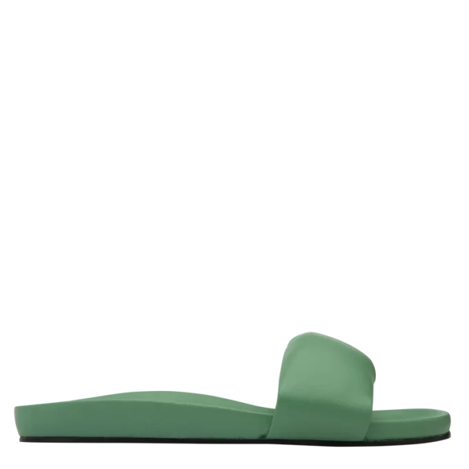 Mint – Leder-Pantoletten Roseau Mint – Leder-Pantoletten Roseau