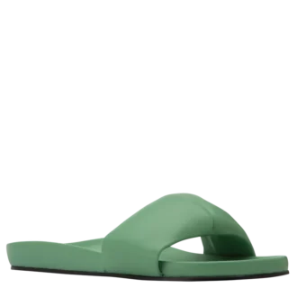 Mint – Leder-Pantoletten Roseau